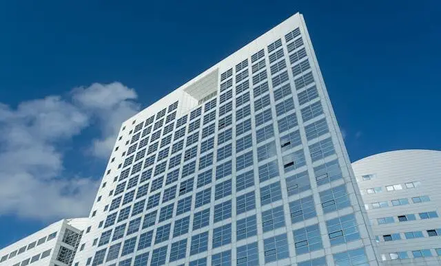 International Criminal Court Building in The Hague, Netherlands