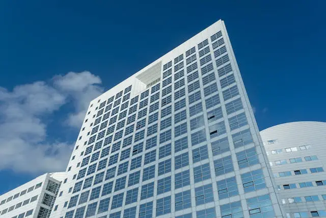 International Criminal Court Building in The Hague, Netherlands